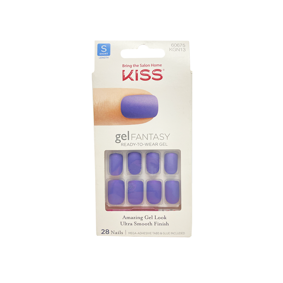 Kiss Gel Fantasy 28 Nails 60675 KGN13 Purple