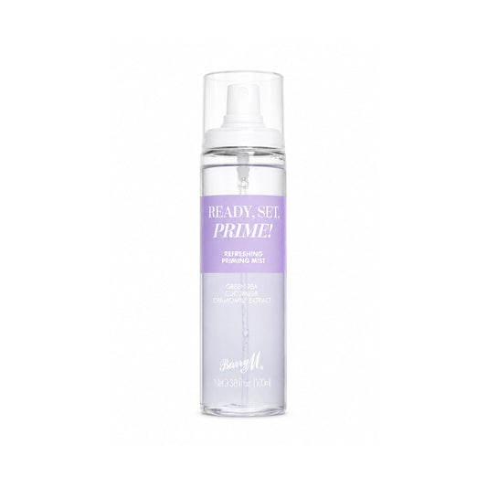 Barry M Ready, Set, Prime Refreshing Face Mist Green Tea, Cucumber & Chamomile 100ml