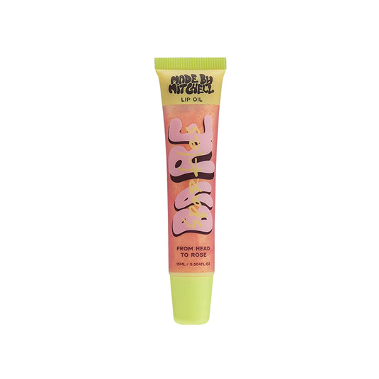 Made By Mitchell Bare Sparkles Lip Oil From Head To Rose 15ml