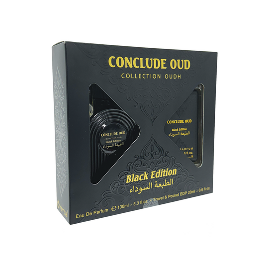 Omerta EDT 100ml Conclude Oud Black Edition Set