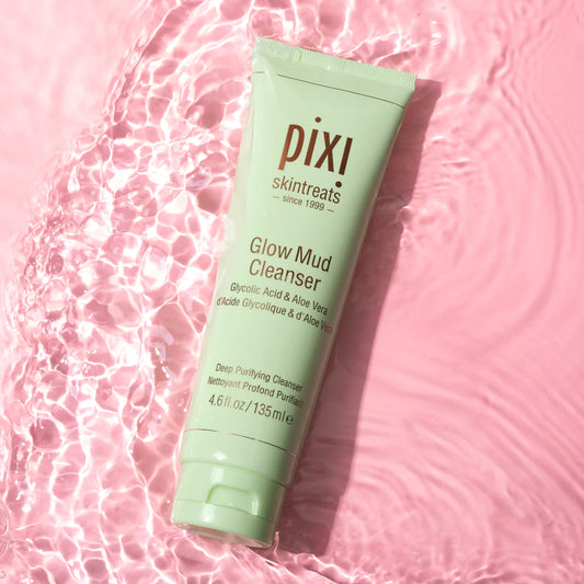 Pixi Skin Treats Glow Mud Cleanser Deep Purifying Cleanser 135ml Glycolic Acid & Aloe Vera