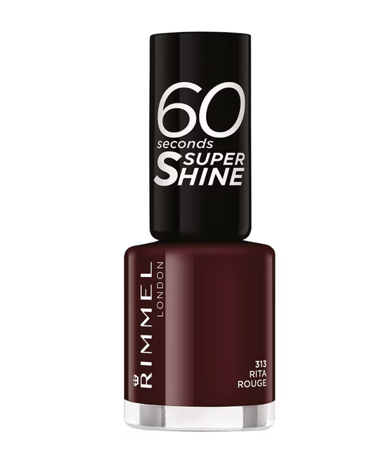 Rimmel 60 Sec Nail Polish Rita Rouge 313
