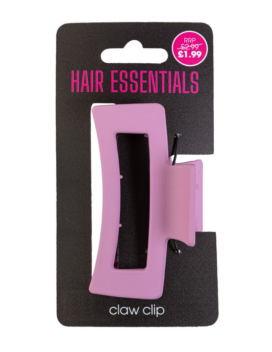 Beauty Outlet Square Claw Clip Pastel Pink