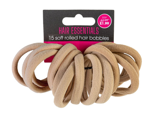 Salon Pro Blonde Soft Rolled Elastic Hair Bobbles