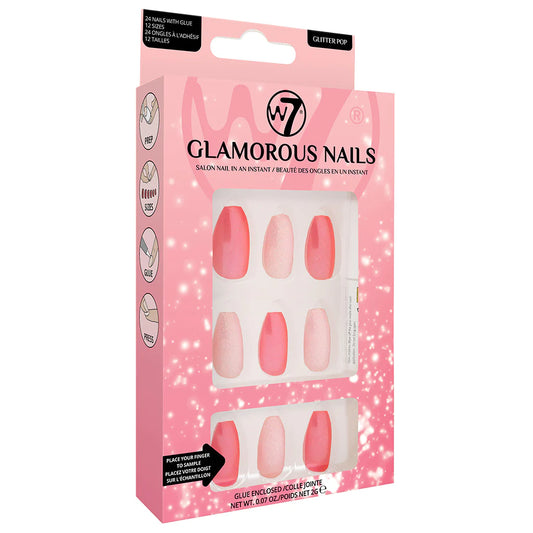 W7 Glamorous Nails Glitter Pop