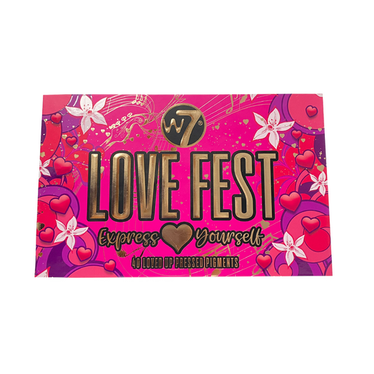 W7 Love Fest Pressed Pigment Eyeshadow Palette