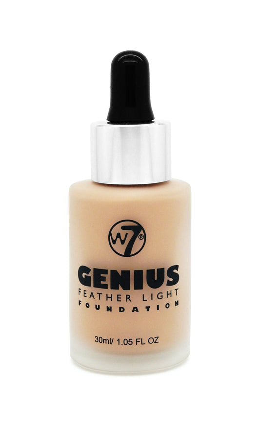 W7 Genius Feather Light Foundation Sand Beige