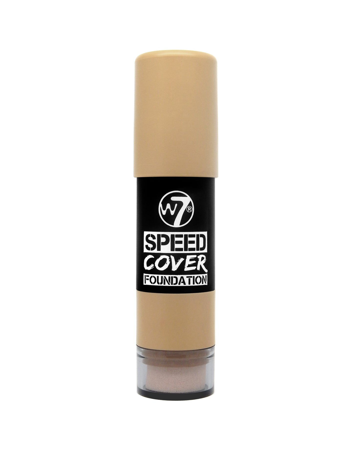 W7 Speed Cover Foundation Stick with Sponge Applicator New Beige