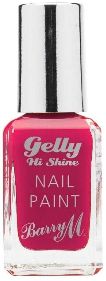 Barry M Gelly Hi Shine Nail Paint Pomegranate 002