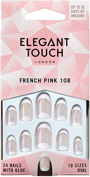 Elegant Touch False Nails French Pink 108