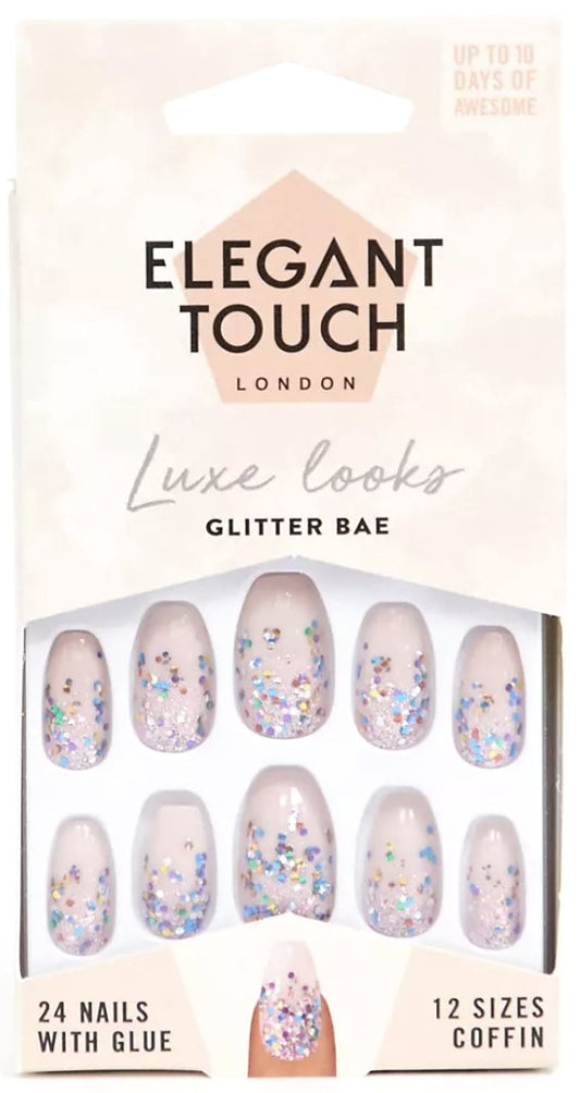 Elegant Touch Nails Luxe looks Glitter Bae