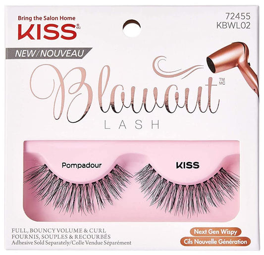 Kiss Blowout Lash False Eyelashes 72455 Pompadour