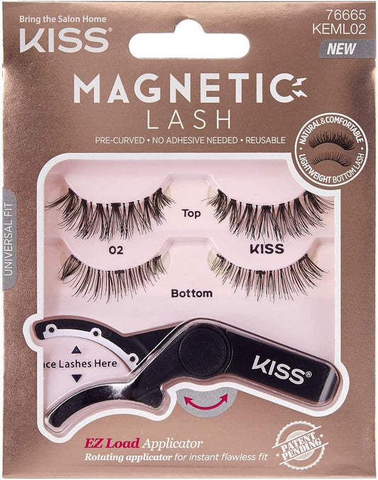 Kiss Magnetic Lash False Eyelashes 76665 02 W Eyeliner