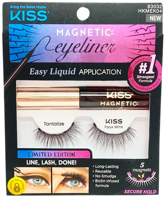 Kiss Magnetic Lash False Eyelashes Tantalize With Magnetic Glue