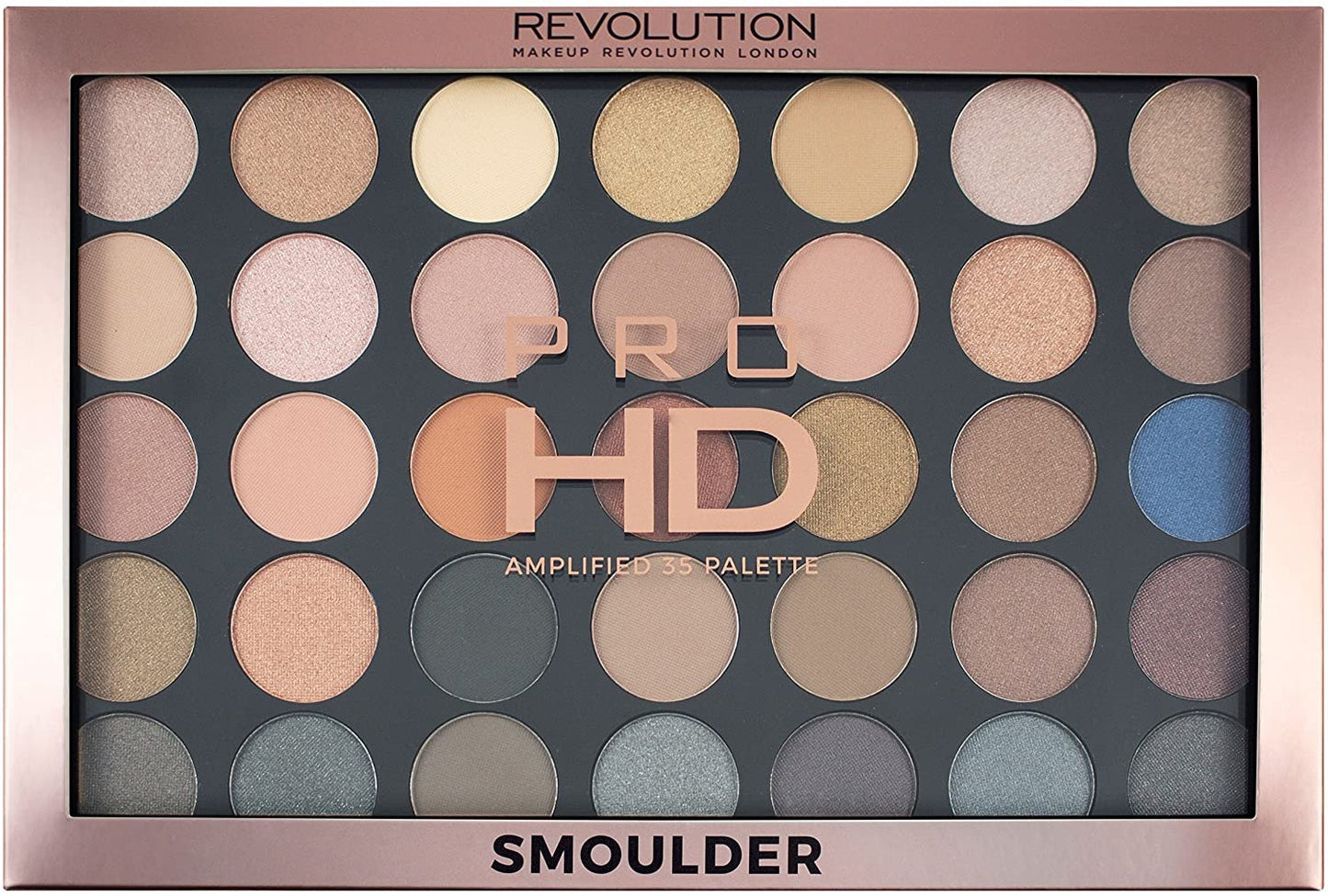 Revolution Pro HD Amplified 35 Eyeshadow Palette Smoulder