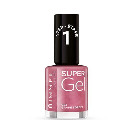 Rimmel Super Gel Nail Polish 023 Grape Sorbet