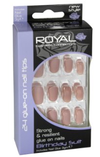 Royal Birthday False Nails