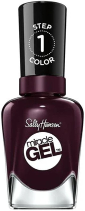 Sally Hansen Miracle Gel Nail Polish 492 Cabernet with Bae