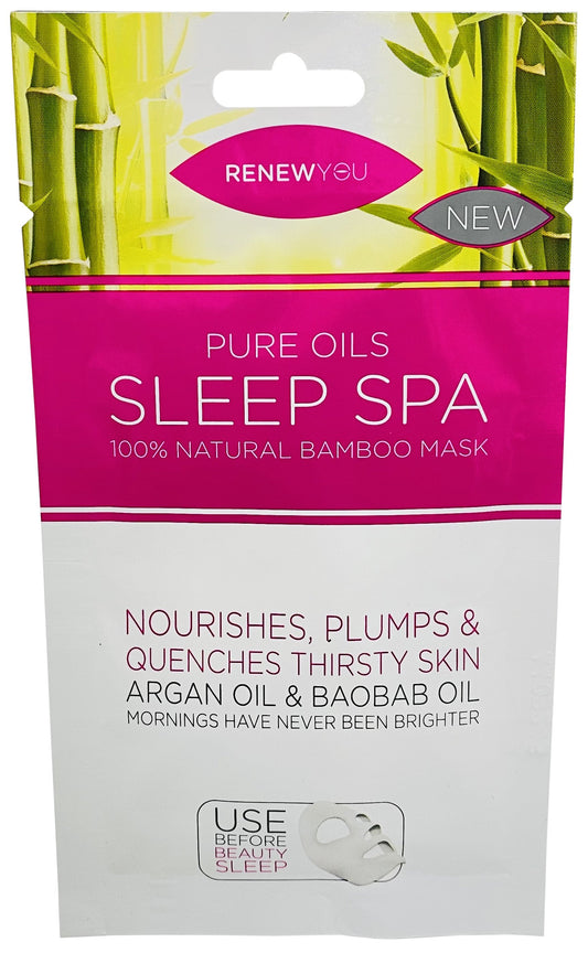 Sleep Spa Pure Oils Argan Oil & Baobab Oil Sheet Mask